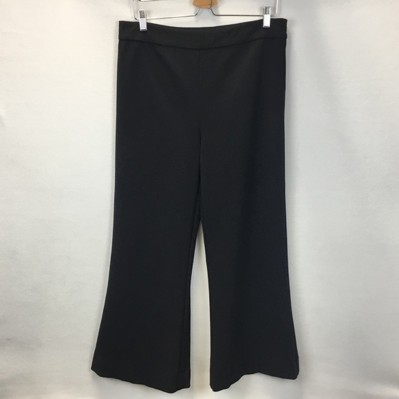 Reformation Pants - Reformation Tanya Knit Pants Flare Leg Cropped Stretch Size L Minimalist Chic